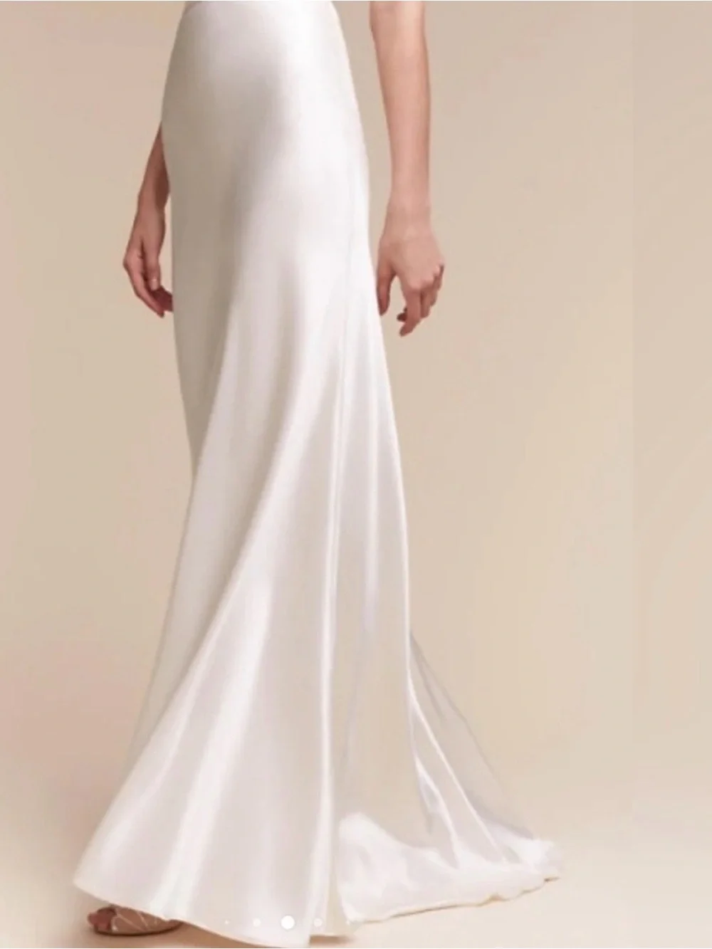 Catherine Deane Mae BHLDN Skirt Wedding Satin